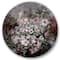 Designart - Retro Drawing of Flowers IV - Vintage Metal Circle Wall Art